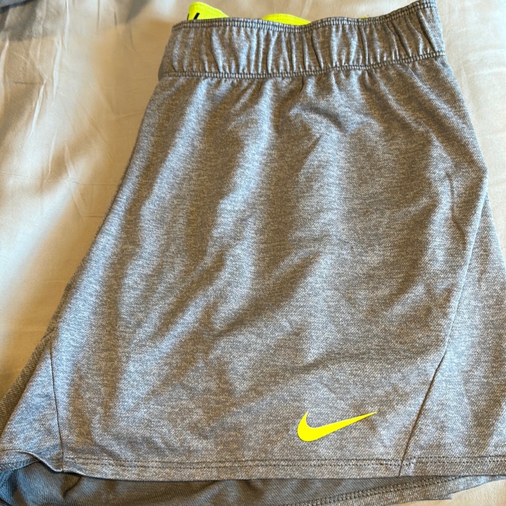 Gray Nike shorts